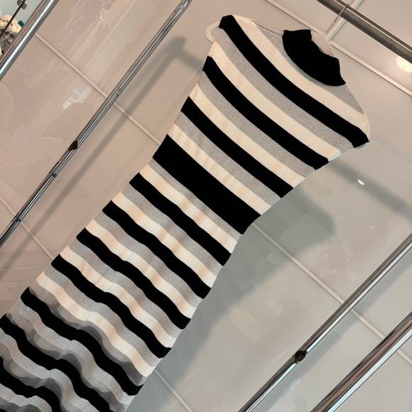 RARE PH5 dress, long stripe with sheer knit below knee, label missing S - Picture 3 of 3